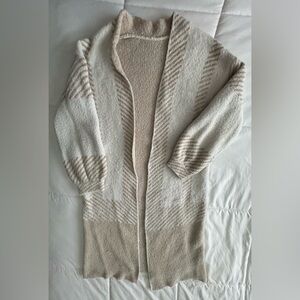 Women’s Knee Length Cream Sweater Sz. L